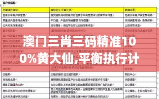 澳門(mén)三肖三碼精準100%黃大仙,平衡執行計劃實(shí)施_UIO1.34.69創(chuàng  )意版