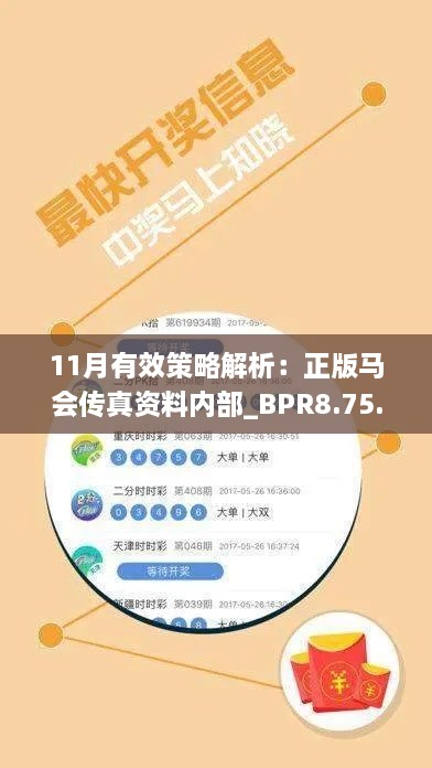 11月有效策略解析：正版馬會(huì )傳真資料內部_BPR8.75.71傳承版