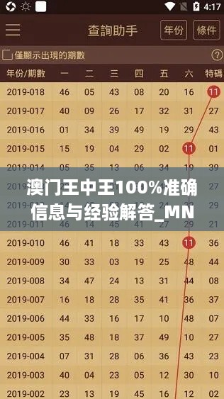 澳門(mén)王中王100%準確信息與經(jīng)驗解答_MNV7.18.36經(jīng)濟版