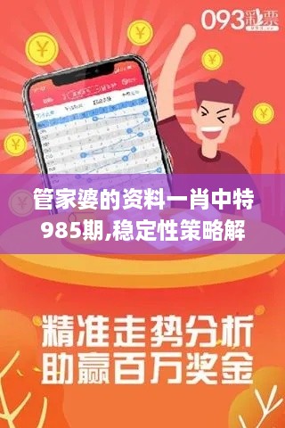管家婆的資料一肖中特985期,穩定性策略解析_Ultra3.747