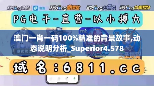 澳門(mén)一肖一碼100%精準的背景故事,動(dòng)態(tài)說(shuō)明分析_Superior4.578