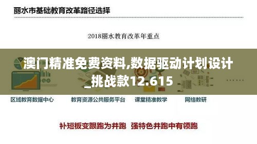 澳門(mén)精準免費資料,數據驅動(dòng)計劃設計_挑戰款12.615