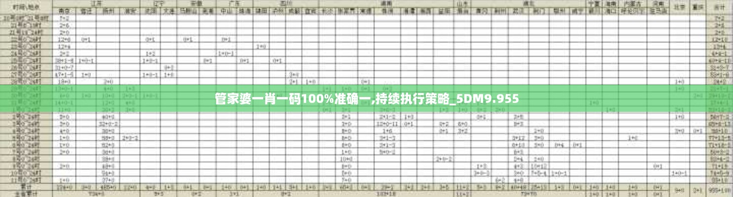 管家婆一肖一碼100%準確一,持續執行策略_5DM9.955
