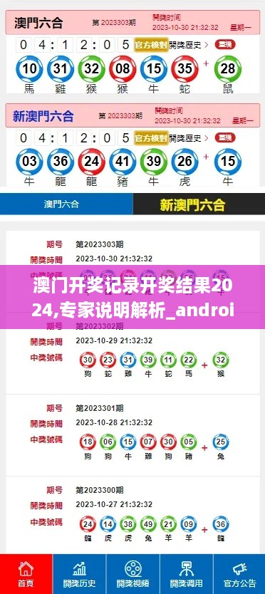 澳門(mén)開(kāi)獎?dòng)涗涢_(kāi)獎結果2024,專(zhuān)家說(shuō)明解析_android9.338