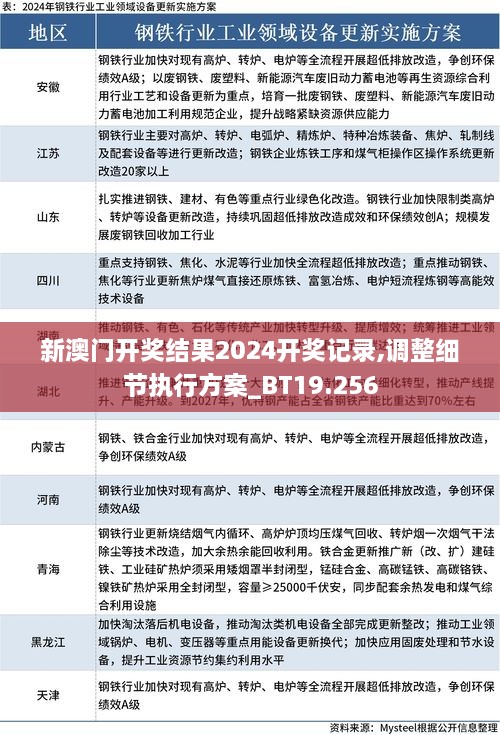 新澳門(mén)開(kāi)獎結果2024開(kāi)獎?dòng)涗?調整細節執行方案_BT19.256