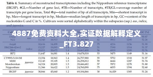 4887免費資料大全,實(shí)證數據解釋定義_FT3.827