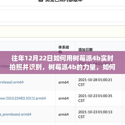 樹(shù)莓派4b冬至實(shí)時(shí)拍照與識別之旅，學(xué)習、變化與樂(lè )趣的自信啟程