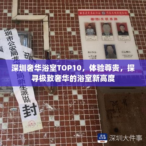 深圳奢華浴室TOP10，體驗尊貴，探尋極致奢華的浴室新高度