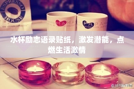 水杯勵志語(yǔ)錄貼紙，激發(fā)潛能，點(diǎn)燃生活激情