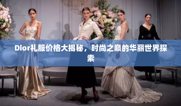 Dior禮服價(jià)格大揭秘，時(shí)尚之巔的華麗世界探索