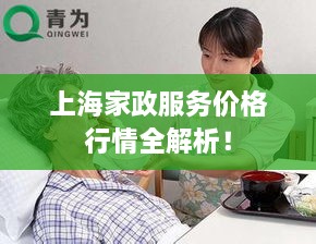 上海家政服務(wù)價(jià)格行情全解析！