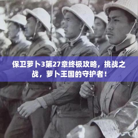 保衛蘿卜3第27章終極攻略，挑戰之戰，蘿卜王國的守護者！