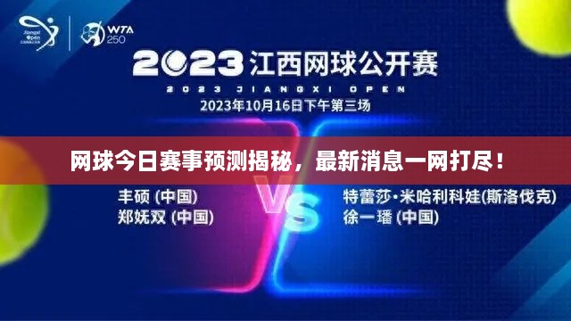 網(wǎng)球今日賽事預測揭秘，最新消息一網(wǎng)打盡！