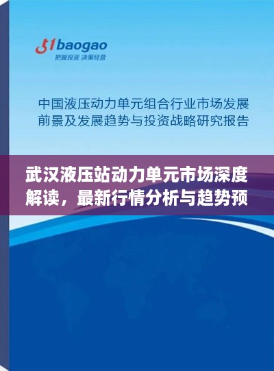 武漢液壓站動(dòng)力單元市場(chǎng)深度解讀，最新行情分析與趨勢預測