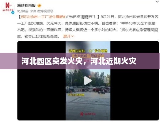河北園區突發(fā)火災，河北近期火災 