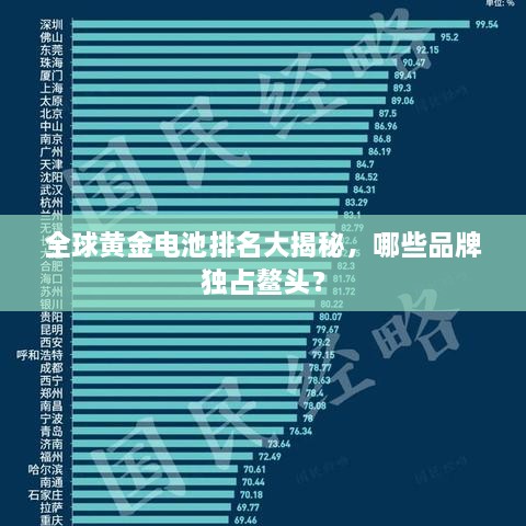 全球黃金電池排名大揭秘，哪些品牌獨占鰲頭？