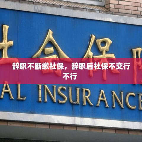 辭職不斷繳社保，辭職后社保不交行不行 